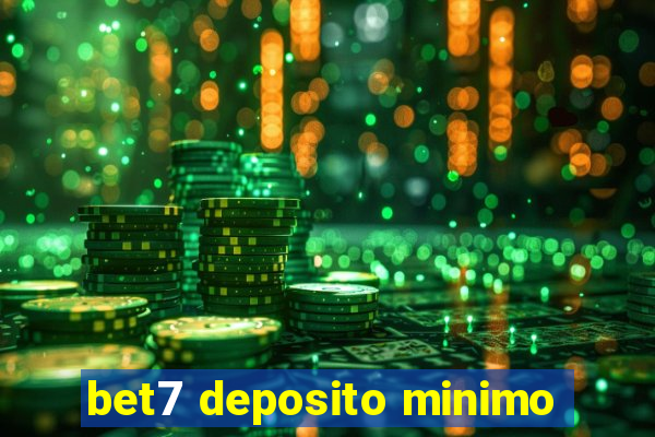 bet7 deposito minimo