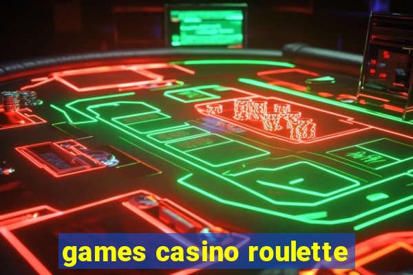 games casino roulette