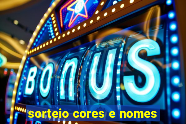 sorteio cores e nomes