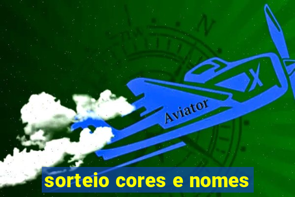 sorteio cores e nomes