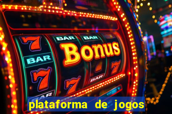 plataforma de jogos nova pagando