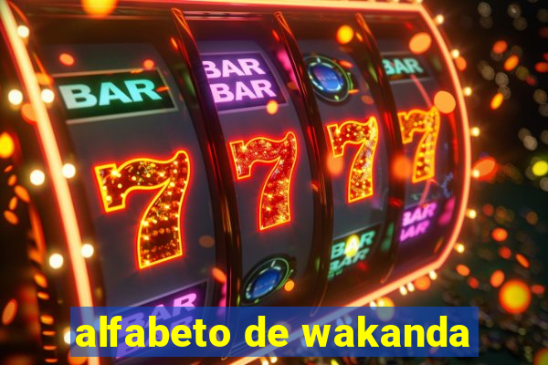 alfabeto de wakanda