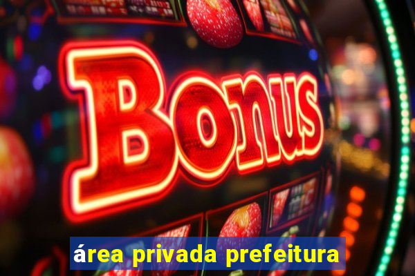 área privada prefeitura