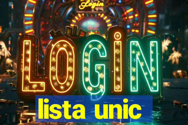 lista unic