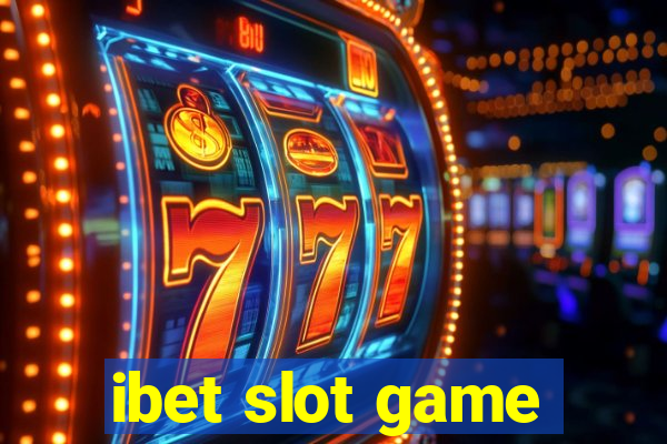 ibet slot game