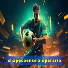 chapecoense x operario