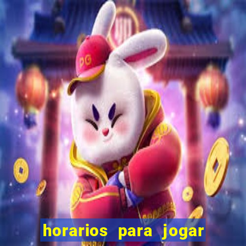 horarios para jogar no fortune rabbit