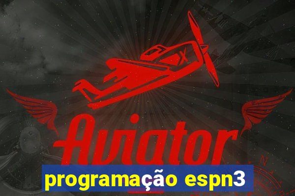 programação espn3