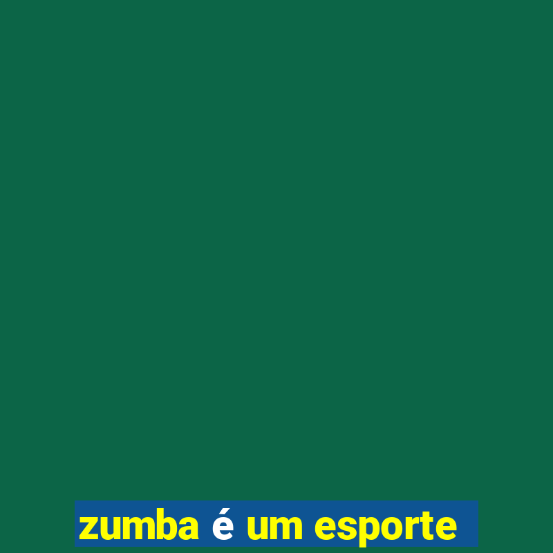 zumba é um esporte