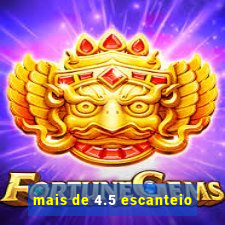 mais de 4.5 escanteio