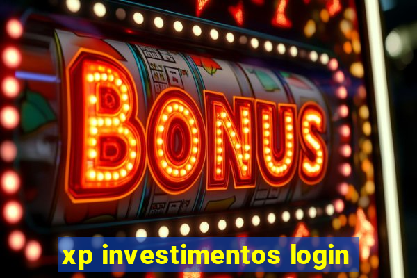 xp investimentos login