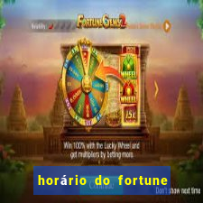 horário do fortune tiger hoje