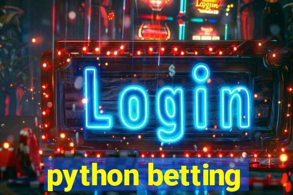 python betting