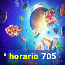 horario 705