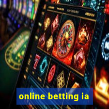 online betting ia