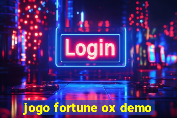 jogo fortune ox demo