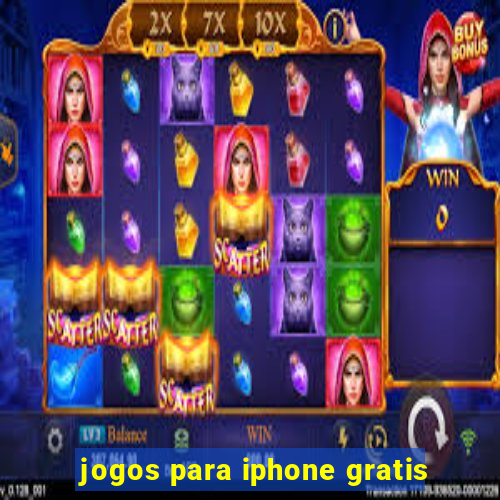 jogos para iphone gratis