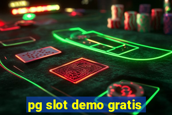 pg slot demo gratis