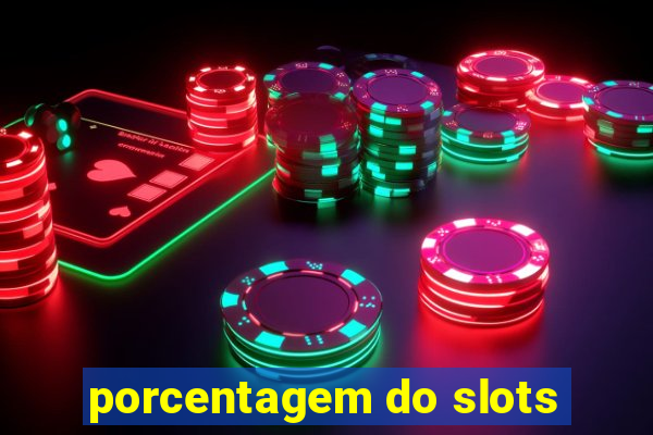 porcentagem do slots