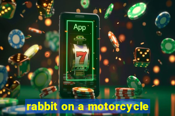 rabbit on a motorcycle