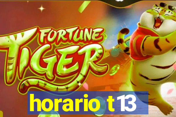 horario t13