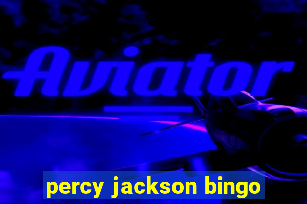 percy jackson bingo