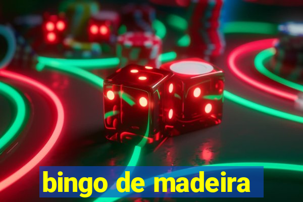 bingo de madeira