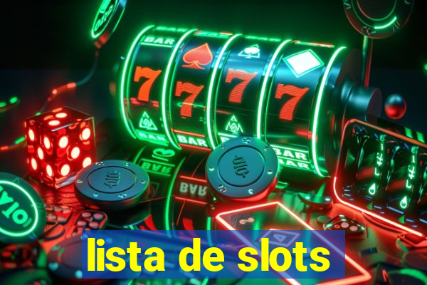 lista de slots