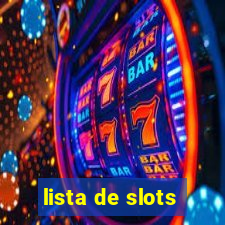 lista de slots