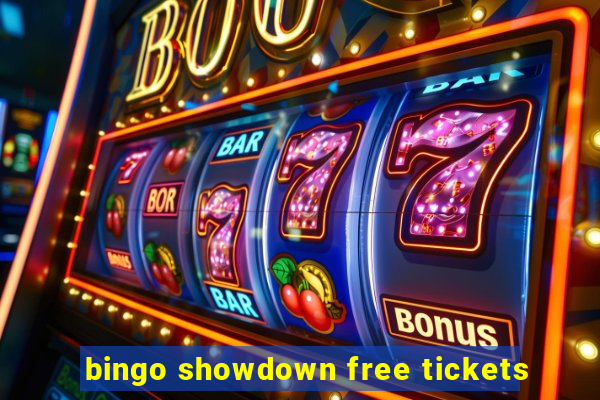 bingo showdown free tickets