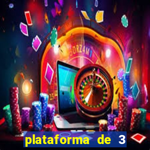 plataforma de 3 reais cassino