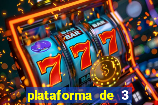 plataforma de 3 reais cassino