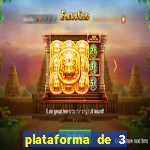 plataforma de 3 reais cassino