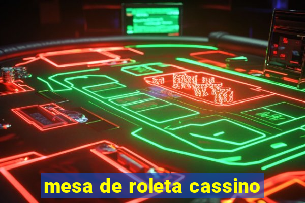 mesa de roleta cassino