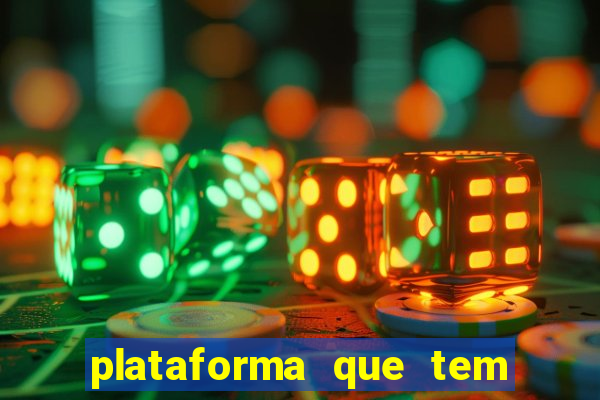 plataforma que tem fortune tiger