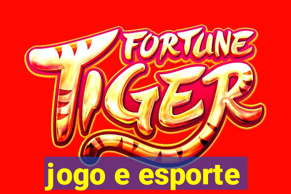 jogo e esporte