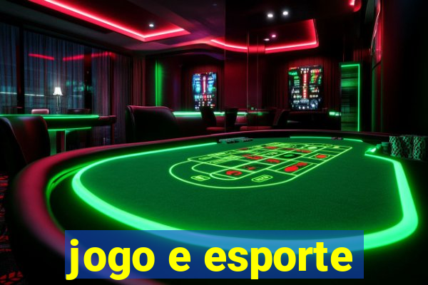 jogo e esporte