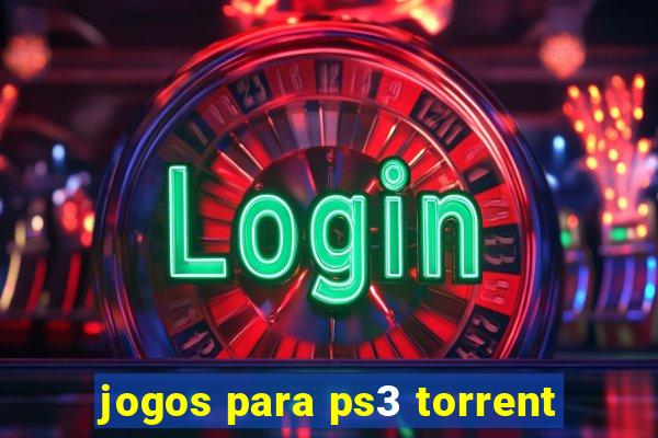 jogos para ps3 torrent