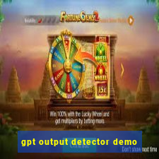 gpt output detector demo