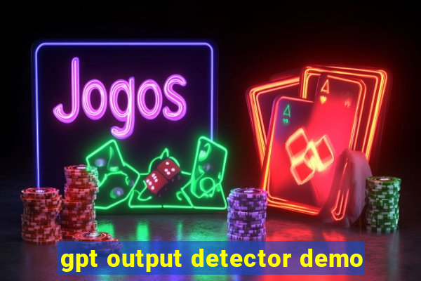 gpt output detector demo