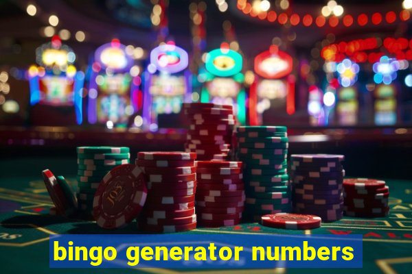 bingo generator numbers