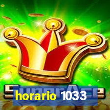 horario 1033