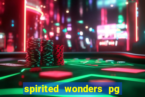 spirited wonders pg soft demo