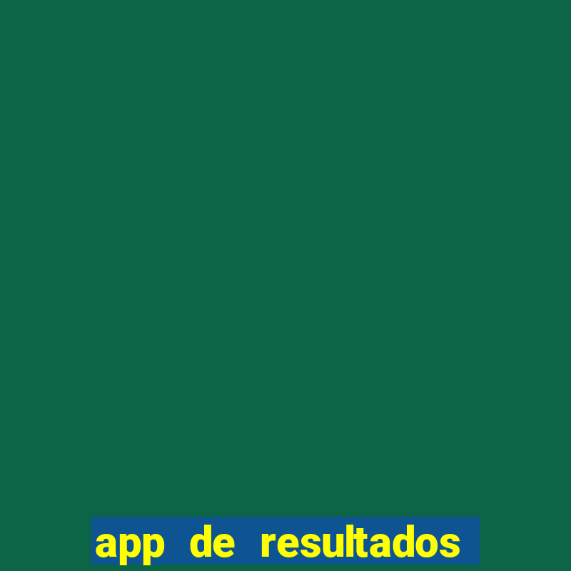 app de resultados de jogos de futebol