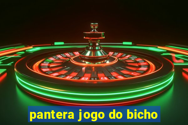 pantera jogo do bicho