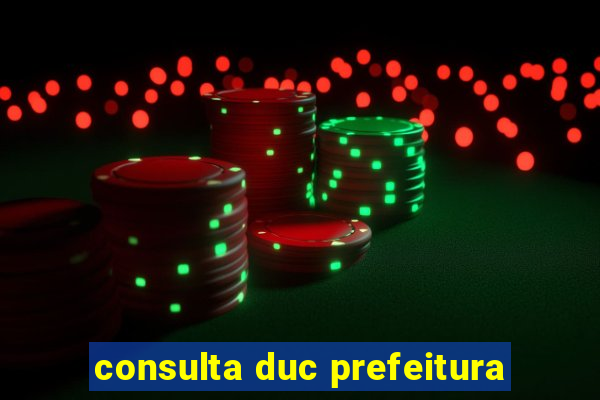 consulta duc prefeitura