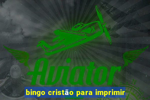 bingo cristão para imprimir