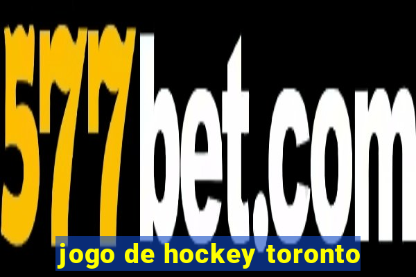 jogo de hockey toronto