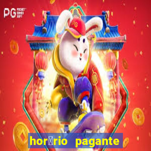 hor谩rio pagante fortune rabbit