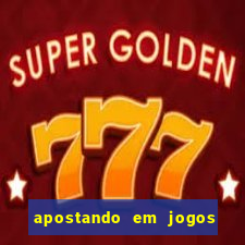 apostando em jogos de futebol